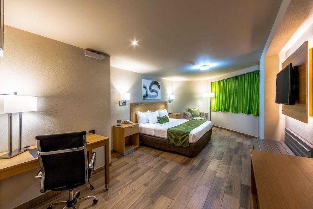 La Joya Pachuca Hotell Exteriör bild A typical hotel room