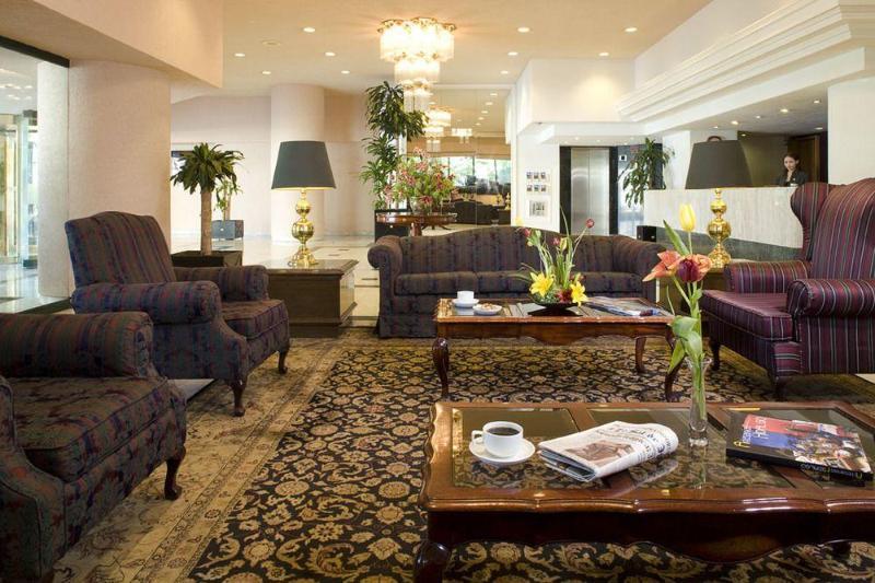 La Joya Pachuca Hotell Exteriör bild The lobby of the hotel